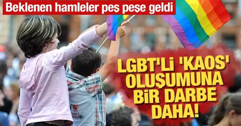 LGBT li Kaos oluşumuna bir darbe daha!