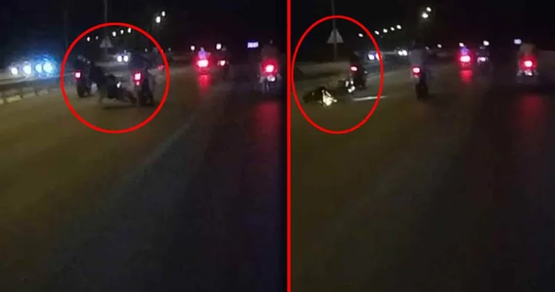 Tek teker sürüşün sonu felaketle sonuçlandı
