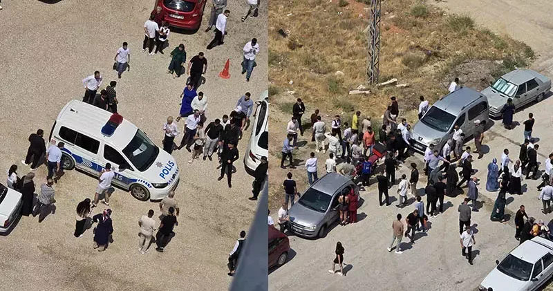 Düğünde kavga çıkarıp, ihbara gelen polis aracına zarar verdi; olay kamerada