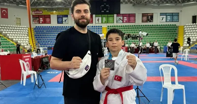 Diyarbakırlı karateci Mehmet İçen, karate şampiyonasında 2’nci oldu
