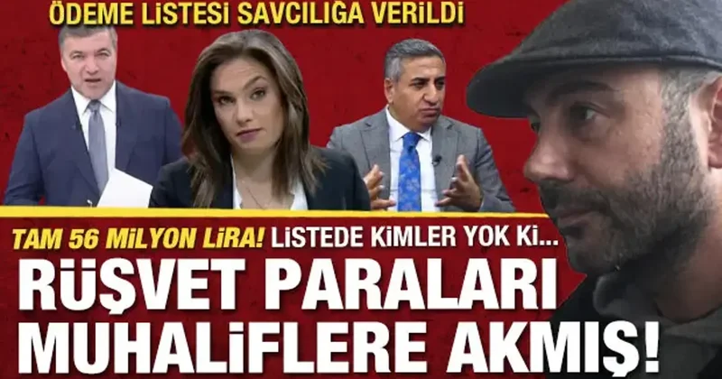 Rıza Akpolat ın ödeme listesi ortaya çıktı: Muhalif isimlere rüşvet paralarını vermişler!