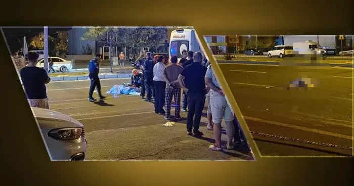 Kayseri de korkunç kaza; feci şekilde can verdi! Önce araba çarptı, sonra başka araç üzerinden geçti... Dehşet anları kamerada