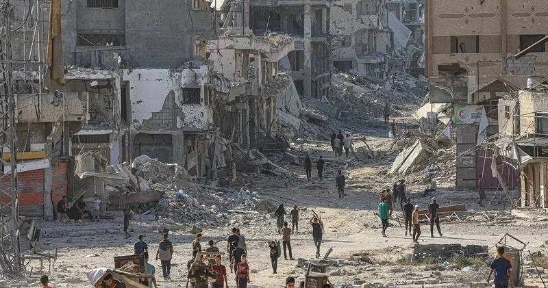 İsrail in soykırımı 110 bin nüfuslu mahalleyi yok etti