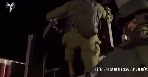 İsrail ordusundan Suriye de gece yarısı alçak baskınlar! İşte o anlara ilişkin görüntüler