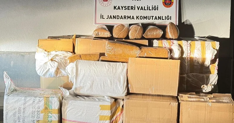Şüpheli yolcu otobüsünden 750 kilogram kaçak tütün çıktı