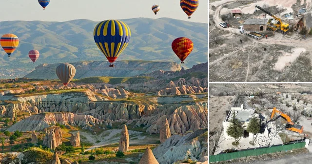 Kapadokya da yeni koruma ve turizm hamlesi: Binden fazla kaçak bina yıkıldı Kültür Sanat Haberleri