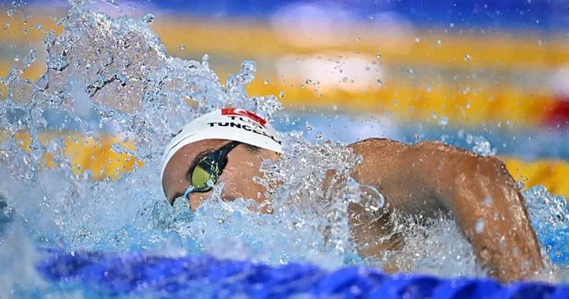 Milli yüzücü Kuzey Tunçelli, 1500 metre serbestte dünya 6 ncısı oldu