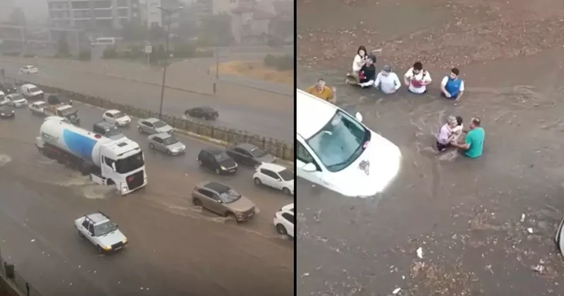 Denizli de sağanak çilesi! Altyapı yetersizliği vatandaşı perişan etti