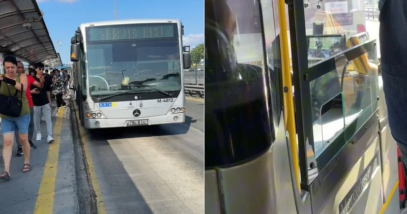 İstanbul da metrobüs çilesi! Vatandaşlar isyan etti