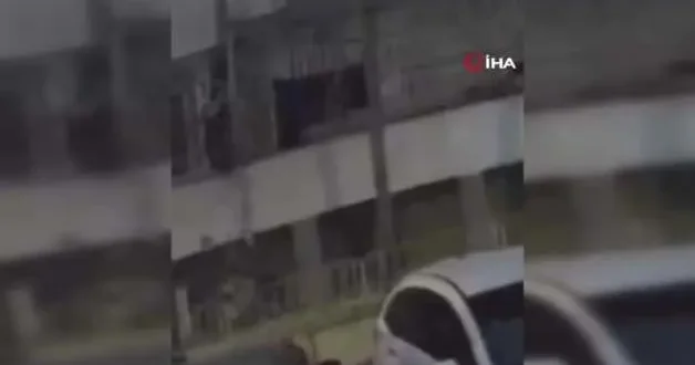 Örümcek gibi binaya tırmanan hırsızdan pişkin savunma: ‘Basit bir kuryeyim’