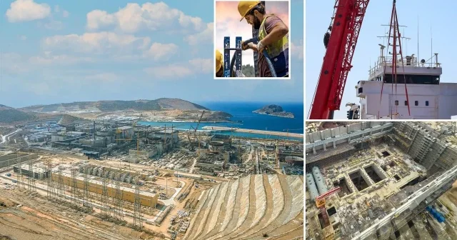 Akkuyu NGS 3’üncü güç ünitesinin türbin binasında duvar betonlama çalışmalarını tamamladı Ekonomi Haberleri