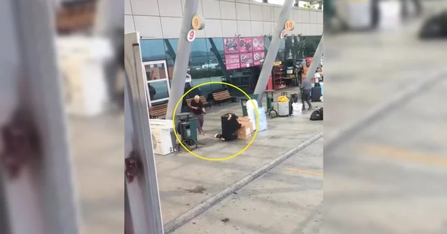 Otogarda babası tarafından silahla vurulan kadın yaralandı; olay kamerada Osmaniye Haberleri