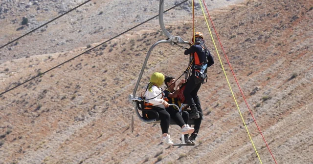 Isparta da Ulusal Teleferik ve Doğada Arama Kurtarma Tatbikatı yapıldı Isparta Haberleri