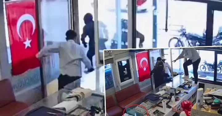 Kuyumcu, hırsızları bıçakla kovaladı! Hatay daki soygun girişimi kamerada