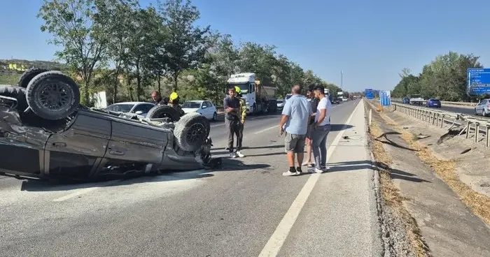 Balıkesir Bursa kara yolunda trafik kazası: 2 yaralı