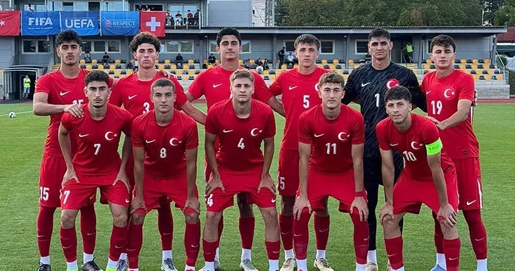 18 Yaş Altı Milli Futbol Takımı, İsviçre ile yenişemedi!