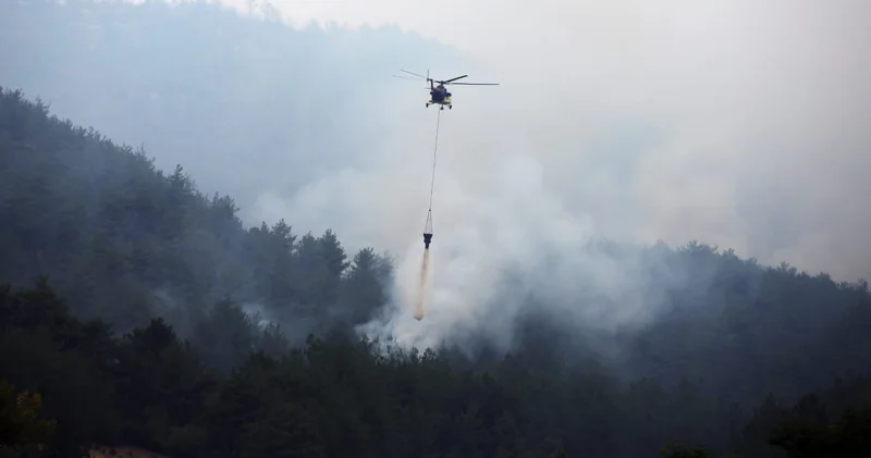Son Dakika Karabük ve Kastamonu daki yangınlar kontrol altına alındı