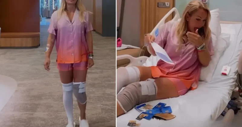 Nagihan Karadere ye hastane odasında zarf dolusu altın sürprizi