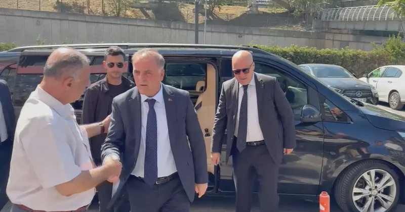 İstanbul Büyükşehir Belediyesi Başkan Vekili Nuri Aslan, CHP il binasına geldi