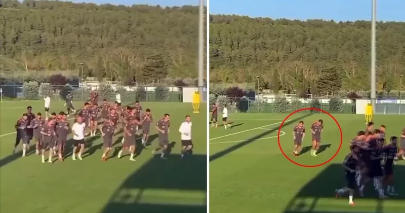 Kafa karıştıran görüntü! Milli Takım da neler oluyor?