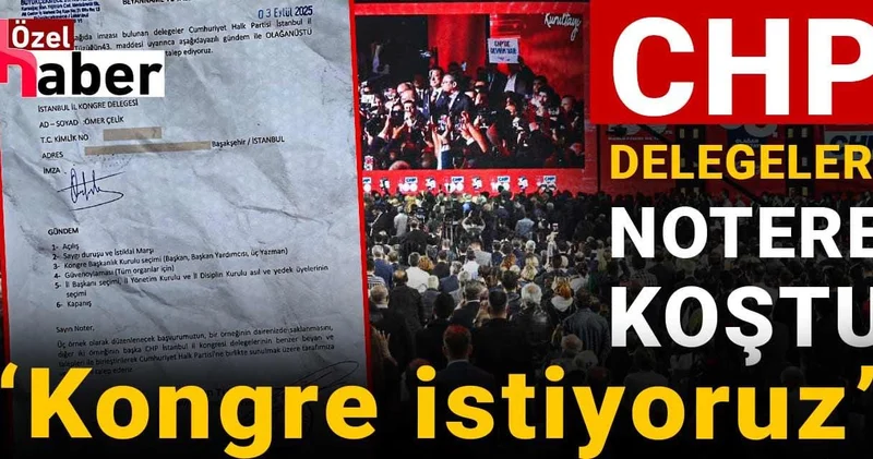 CHP delegeleri notere koştu: Kongre istiyoruz!