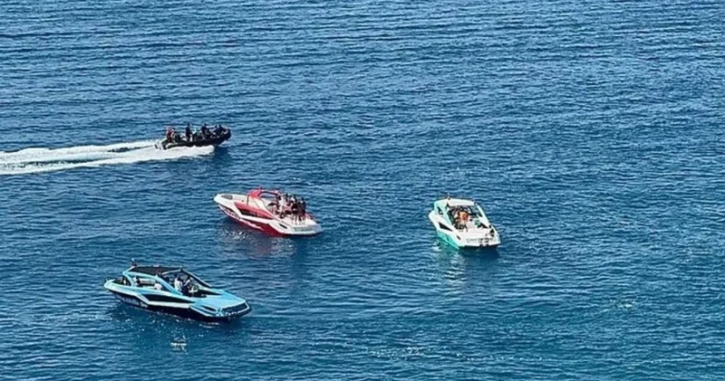 Antalya da falezlerden düşen kadın için arama sürüyor