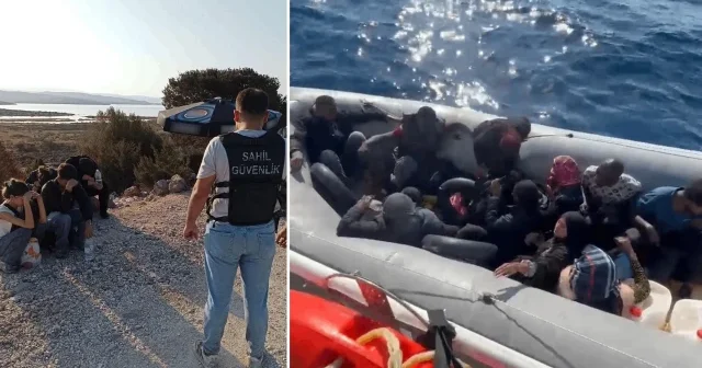 İzmir de düzensiz göçmen operasyonu: 82 kişi yakalandı, 10 kişi kurtarıldı İzmir Haberleri