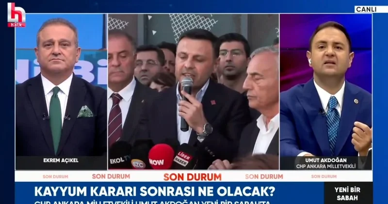 CHP li Akdoğan: Gürsel Tekin kayyum atanacağı haberini önceden aldı