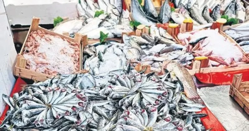 Balık tezgahları şenlendi