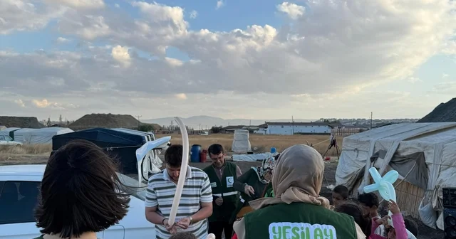 Yeşilay Çorum Şubesinden mevsimlik tarım işçilerine kandil ziyareti Çorum Haberleri