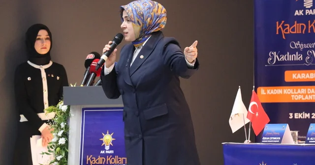 AK Parti Genel Merkez Kadın Kolları Başkanı Ercan, Karabük te konuştu: Karabük Haberleri