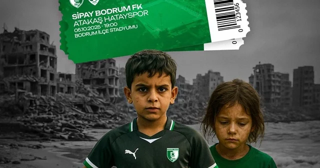 Bodrum FK dan Gazze ye anlamlı destek Muğla Haberleri