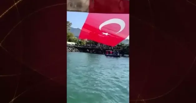 Artvinli balıkçılar da Siyonistlerin zülmüne tepki gösterdi!