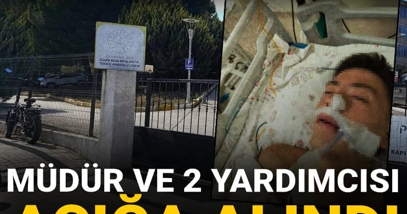 Liseli genç yoğun bakımda! Müdür ve yardımcıları açığa alındı