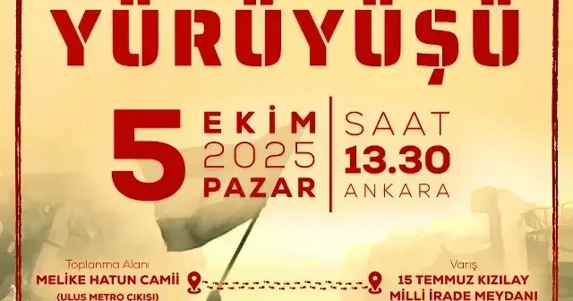 500 bin kişi bekleniyor: Başkentte dev yürüyüş hazırlığı Yerel Gündem Haberleri