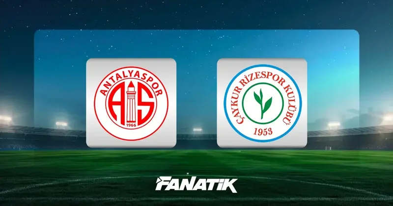 Antalyaspor Çaykur Rizespor maçı ne zaman, saat kaçta hangi kanalda? (İlk 11 ler belli oldu) Fanatik Gazetesi Futbol Haberleri Spor