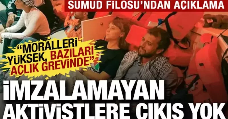 Global Sumud Filosu ndan açıklama: Aktivistlerin İsrail deki durumu belli oldu!