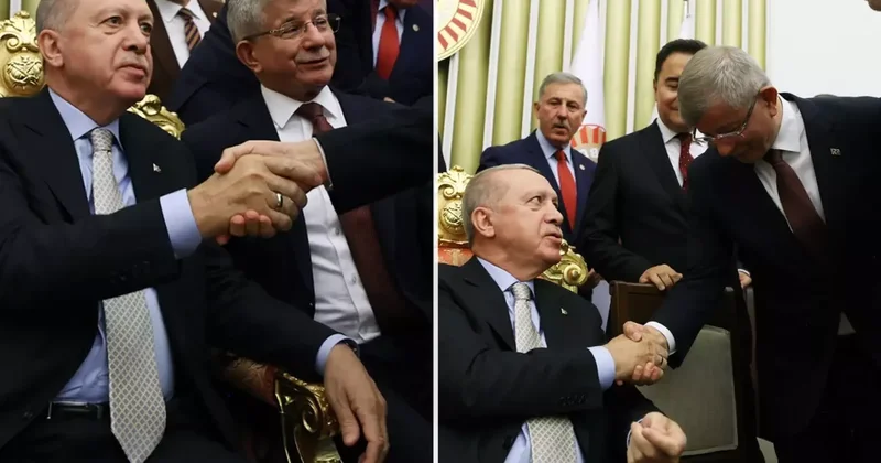 Cumhurbaşkanı Erdoğan ile bir araya gelen Davutoğlu o anları anlattı