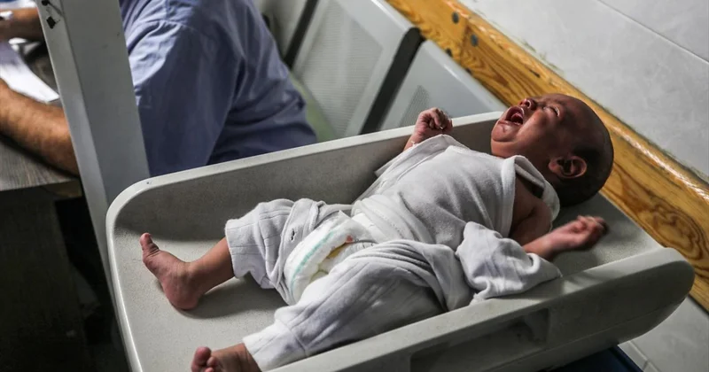 UNICEF: Gazze deki anneler ve yenidoğanlar için durum hiç bu kadar kötü olmamıştı