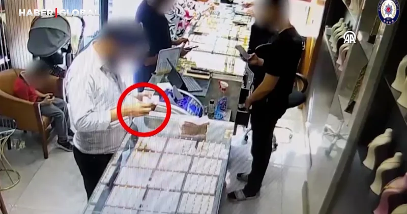 Kuyumcuya sahte altın sattı, tutuklandı