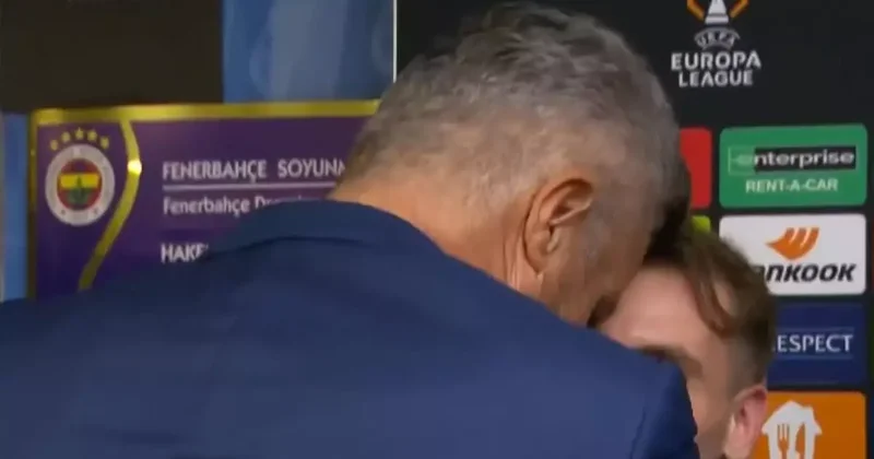 Fenerbahçe de maç sonu röportajına damga vuran diyalog