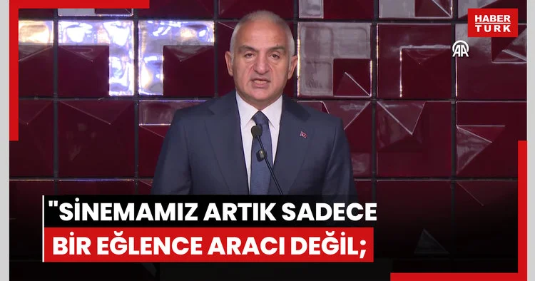 Bakan Ersoy: Sinemamız artık sadece bir eğlence aracı değil;