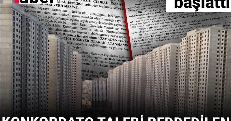 Konkordato talebi reddedilen inşaat devi manevra yaptı: Süreci yeniden başlattı