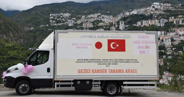 Artvin de mobil mamografi cihazı hizmete girdi Artvin Haberleri