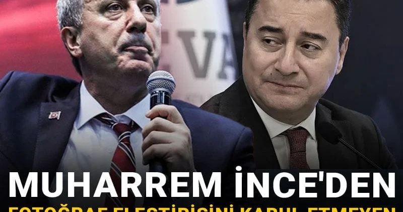 Muharrem İnce den fotoğraf eleştirisini kabul etmeyen Babacan a geçmişiyle cevap