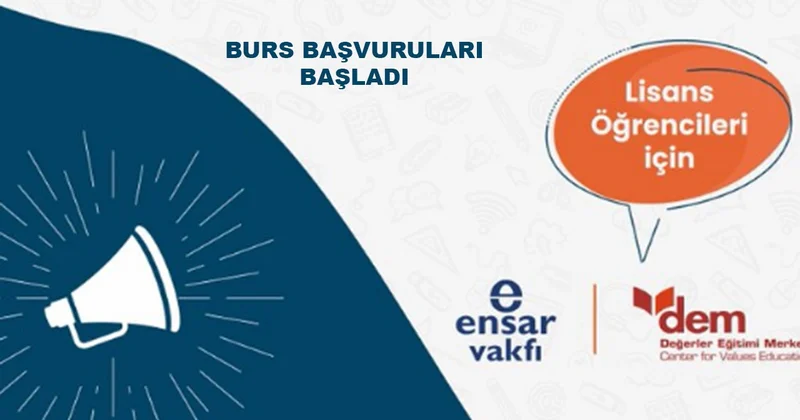 Ensar Vakfı’ndan 2025 2026 Dönemi Lisans Öğrencilerine Burs Desteği