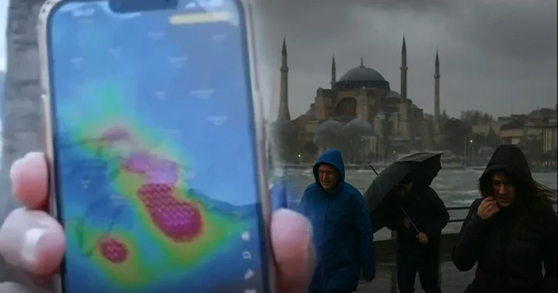 Harita kırmızıya boyandı! Orhan Şen yağmur için saat vererek uyardı Sözcü Gazetesi