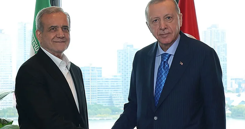 Erdoğan, Pezeşkiyan ile görüştü