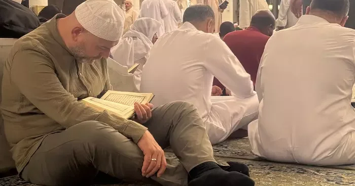 Süleyman Soylu kutsal topraklarda...