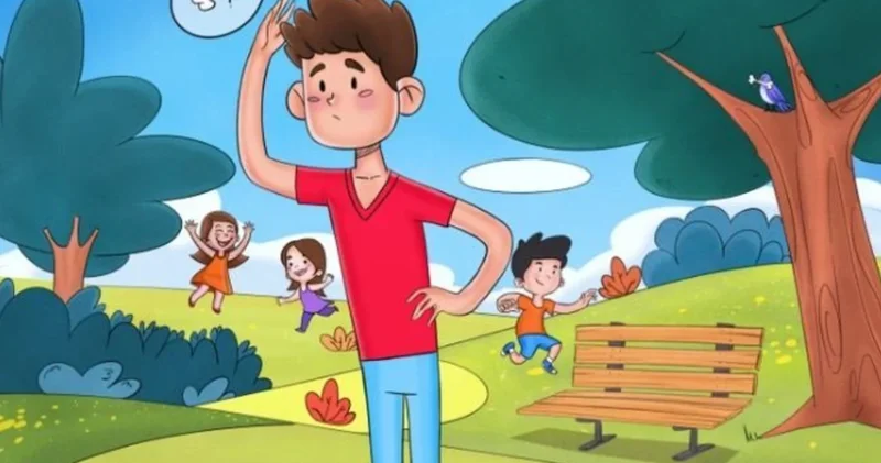Parktaki gizemi çözen dahi sayılıyor! Bu resimdeki gizli kemiği bulmak için en az 130 IQ gerekiyor